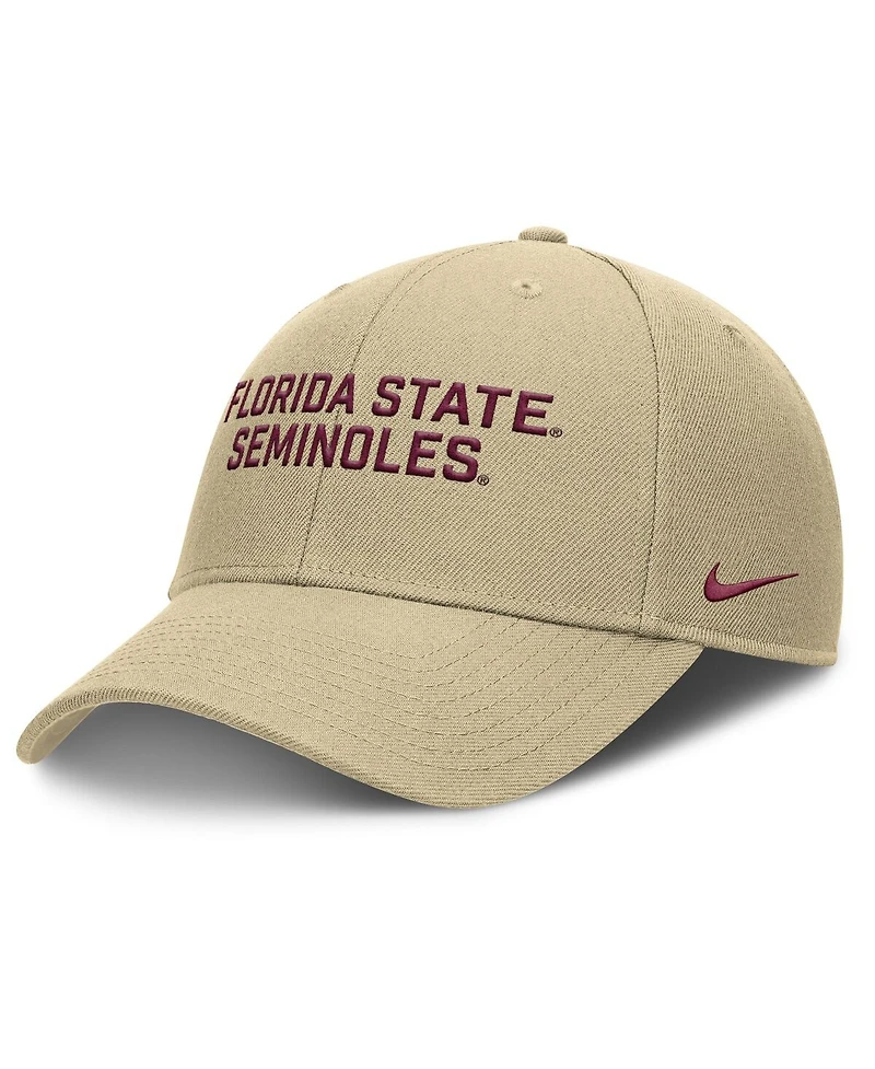 Nike Men's Gold Florida State Seminoles Rise Practice Adjustable Hat