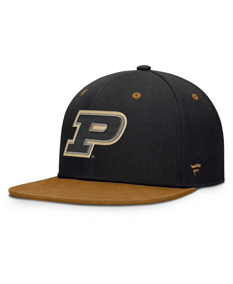 Fanatics Men's Black/Brown Purdue Boilermakers NoBo Fitted Hat