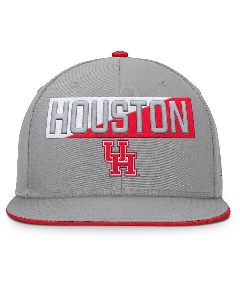 Fanatics Men's Gray Houston Cougars Duo Snapback Hat