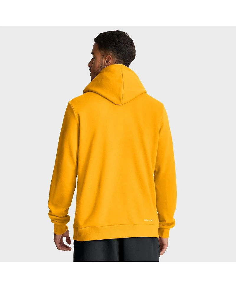 Nike Men's Gold Iowa Hawkeyes 2025 Sideline Performance Pullover Hoodie