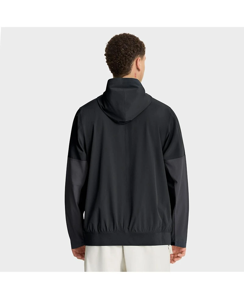 Nike Men's Black Iowa Hawkeyes Anorak Half-Zip Hoodie Jacket