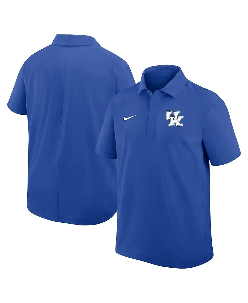 Nike Men's Royal Kentucky Wildcats 2025 Coaches Sideline Polo Shirt