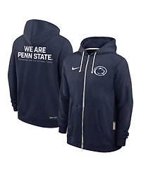 Nike Men's Navy Penn State Nittany Lions 2025 Sideline Performance Full-Zip Hoodie