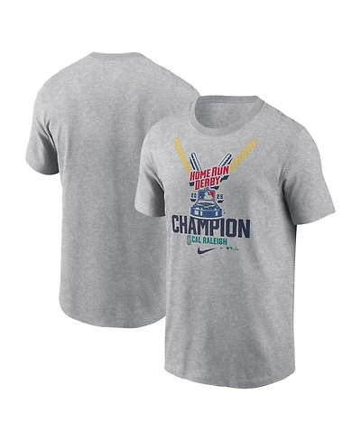 Nike Men's Cal Raleigh Heather Gray Seattle Mariners 2025 Home Run Derby T-Shirt