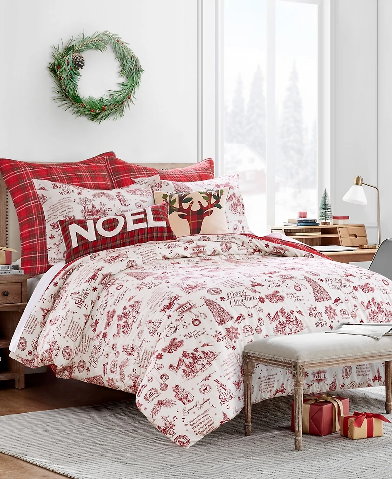 Levtex Home Yuletide Reversible -Pc. Duvet Cover Set
