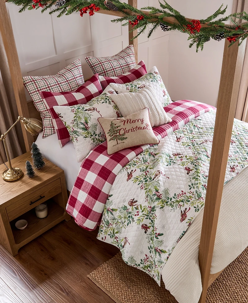 Levtex Home Tinsel Tidings Reversible Quilt, Full/Queen