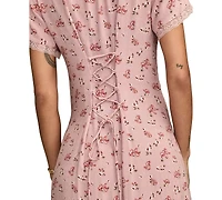 Lucky Brand Women's Simone Floral-Print Midi Dress