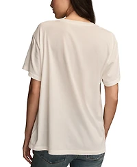 Lucky Brand Women's Tattoo Queen Classic Crew Neck T-shirt