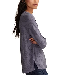 Lucky Brand Women's Cloud Long Sleeve Crew Neck Sweater