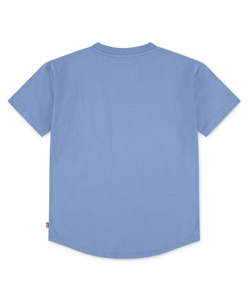 Levi's Big Boys Curved Hem Patch Pocket T-Shirt