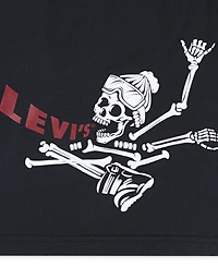 Levi's Big Boys Shredding Skeleton Short Sleeve T-Shirt