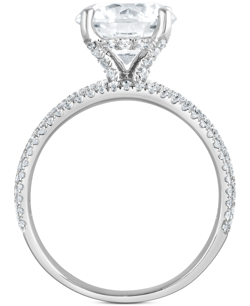 Bagley Mischka Certified Lab Grown Diamond Engagement Ring (3-3/4 ct. t.w.) in 14k Gold
