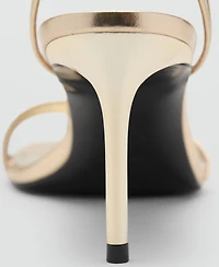 Mango Women's Stiletto Heel Strappy Sandal