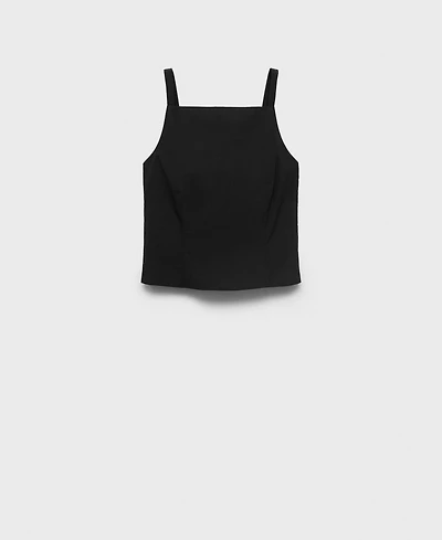 Mango Women's Back Tie Top