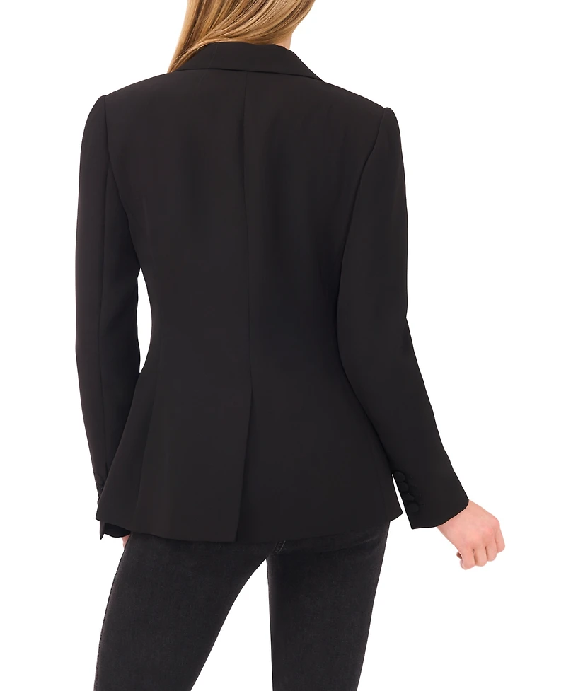 CeCe Women's Double-Breasted Button-Up Blazer