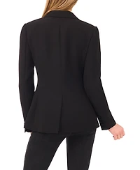 CeCe Women's Double-Breasted Button-Up Blazer