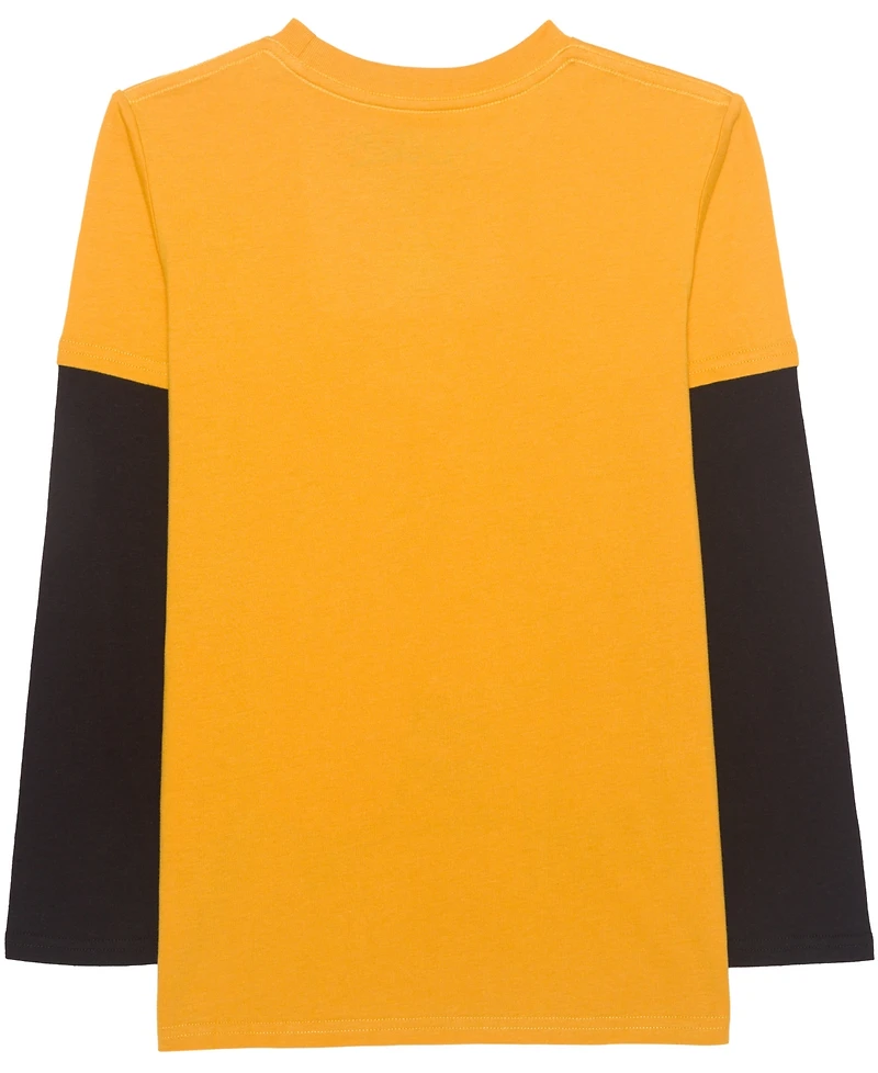 Pokemon Big Boys Long Sleeve Twofer T-Shirt