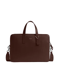 Coach Men's Carlyle Polished Pebble Brief Bag