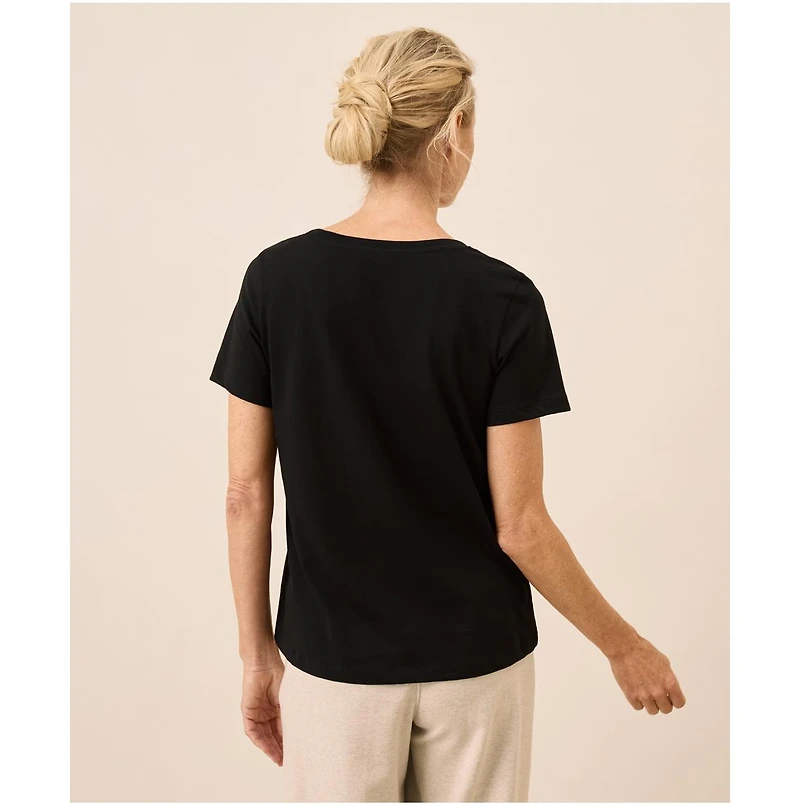 Pact Organic Cotton Softspun Scoop Neck Tee