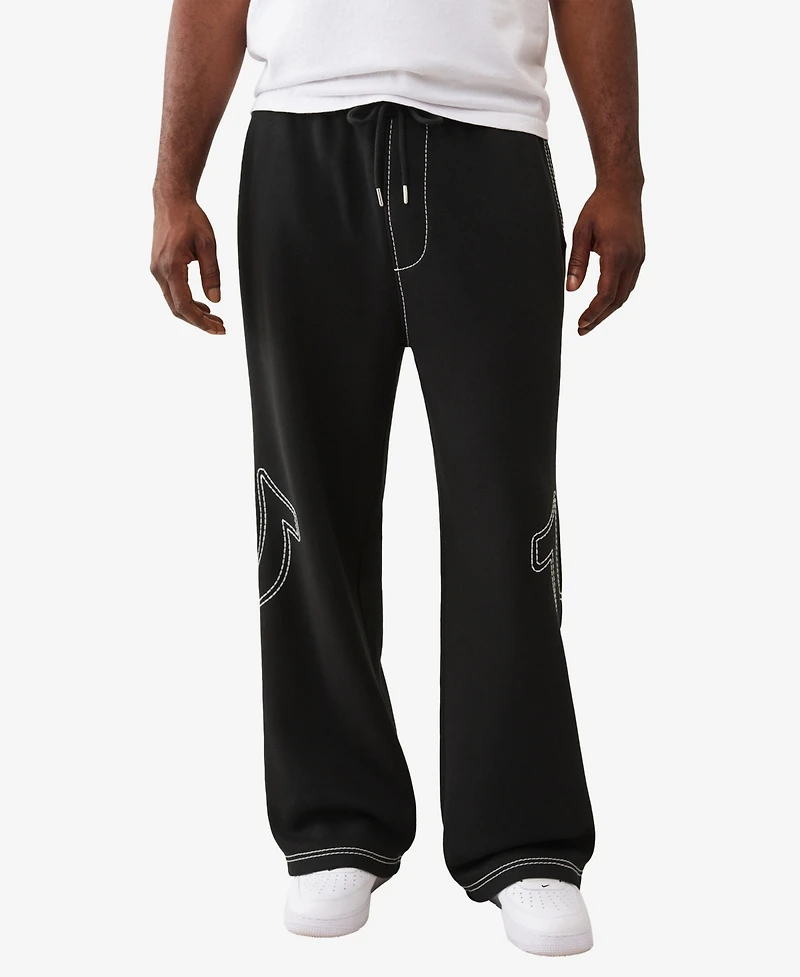 True Religion Men's Baggy Big T Sweatpants
