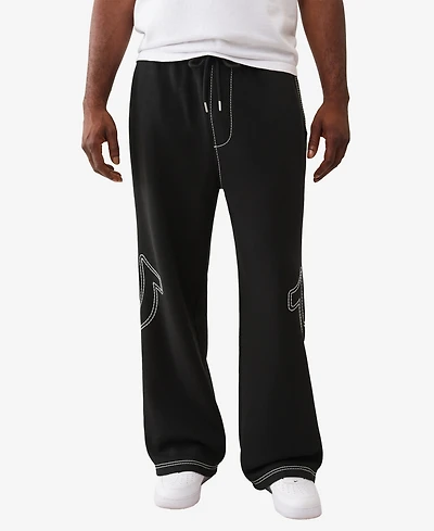 True Religion Men's Baggy Big T Sweatpants