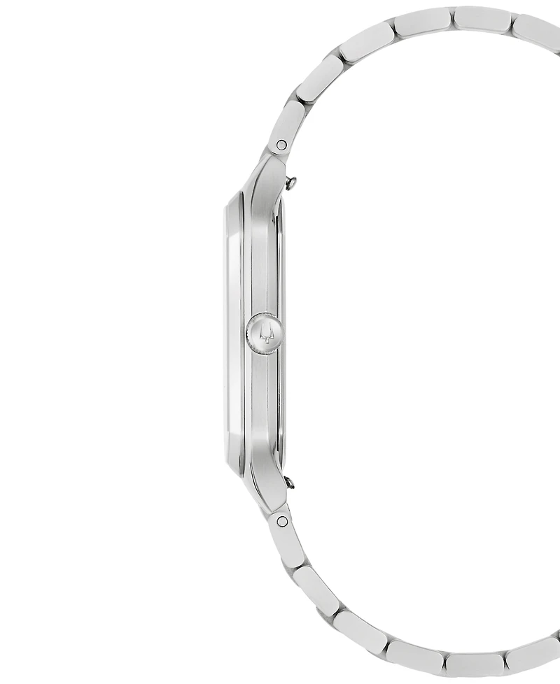 Bulova Men's Special Edition Tony Bennett Classic We are All Here Silver Tone Bracelet Watch 32mm
