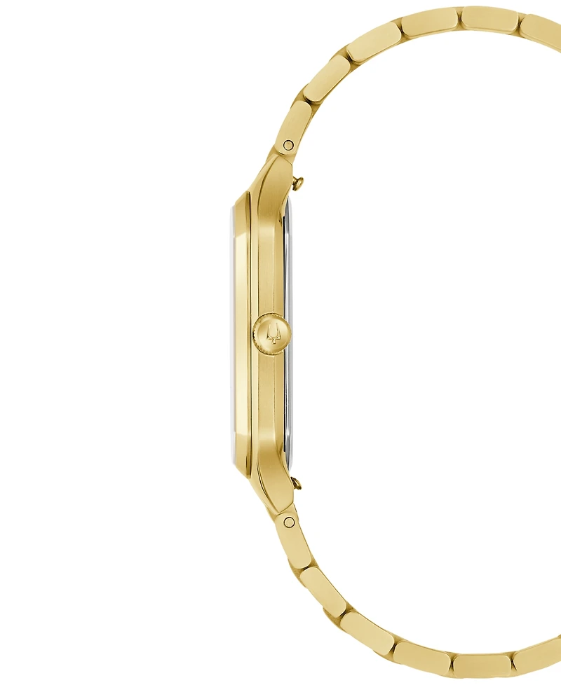 Bulova Men's Special Edition Tony Bennett Classic We are All Here Gold-Tone Bracelet Watch 32mm