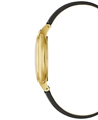 Bulova Women's Special Edition Apollo x Ella Fitzgerald Classic Rubaiyat Black Strap Watch 28.8mm