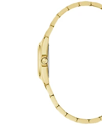 Bulova Women's Classic Surveyor Gold-Tone Stainless Steel Bracelet Watch 22.7mm