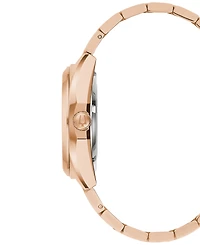 Bulova Men's Classic Surveyor Automatic Rose Gold-Tone Stainless Steel Bracelet Watch 39mm