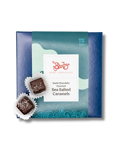 Bixby Chocolate Sea Salted Caramel Gift Box Milk Chocolate, 18 Pieces