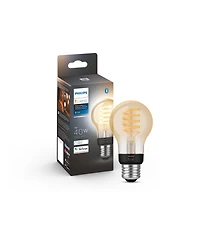 Philips Hue Filament A19 Bluetooth Smart Led Bulb - White Ambiance