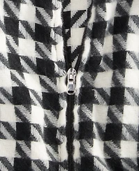 Style & Co Herringbone Collar Zip Topper, Macy's Exclusive