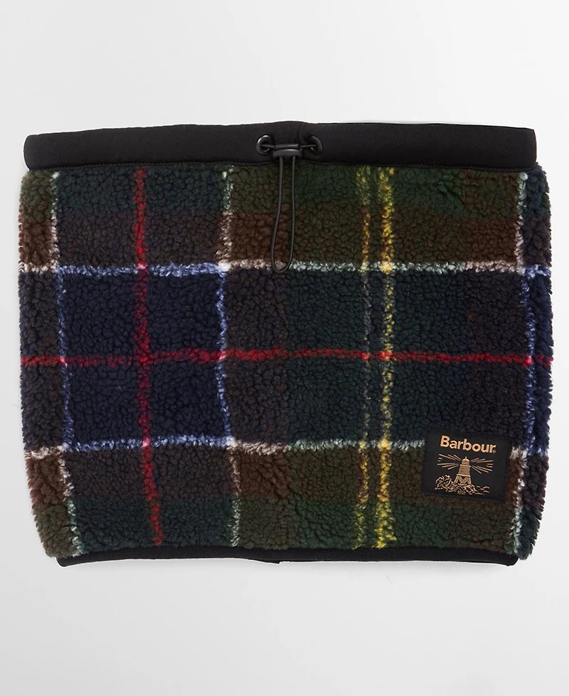 Barbour Men's Field Fleece Classic Tartan Snood Scarf