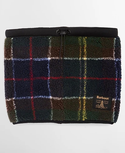Barbour Men's Field Fleece Classic Tartan Snood Scarf