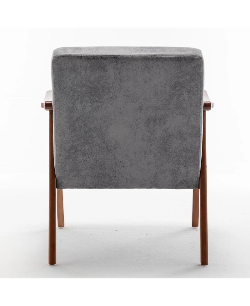 Casainc Mid-Century Modern Chair with Solid Wood Frame