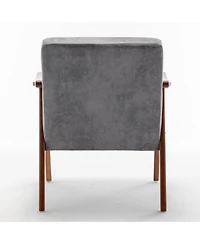 Casainc Mid-Century Modern Chair with Solid Wood Frame