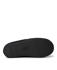 Dearfoams Women's Leslie Quilted Microfiber Terry Memory Foam Clog House Slipper