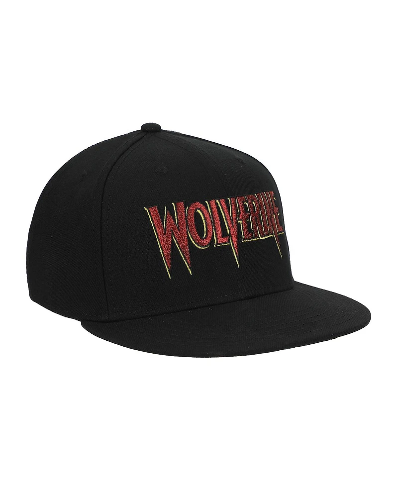 Marvel Wolverine Embroidered Slashed Title Baseball Hat (58cm)