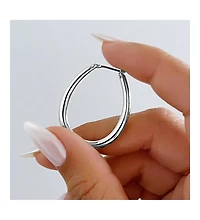 Ana Luisa Gold Hoop Earrings - Cuidado Silver