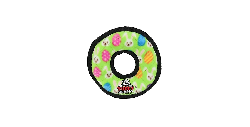 Tuffy Holiday Jr Ring Egg , Dog Toy