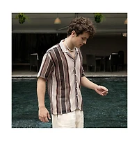 Campus Sutra Multitrack Knit Oversized Shirt