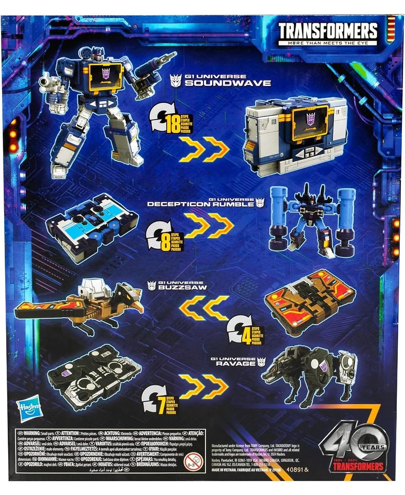 Transformers G1 Universe Soundwave Voyager Class | Transformers: Legacy United