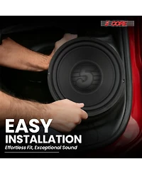 5 Core 10 Inch Woofer Pair 300W Car Subwoofer 4Ohm Replacement Deep Sub w Poly Cone