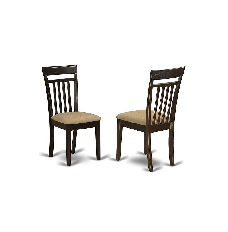 East West Furniture 3 Pc Kitchen nook Dining set-Dining Table and 2 dinette Chairs