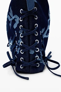 Desigual Women's Medium devore denim bag