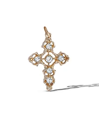 Jessica Simpson Crystal Cross Charm Bracelet