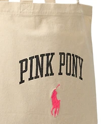 Polo Ralph Lauren Men's Pink Pony Twill Shopper Tote
