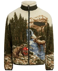 Polo Ralph Lauren Men's Long Sleeve Curly Hi-Pile Fleece Jacket