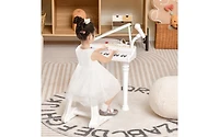 31-Key Kids Piano Keyboard with Stool and Piano Lid